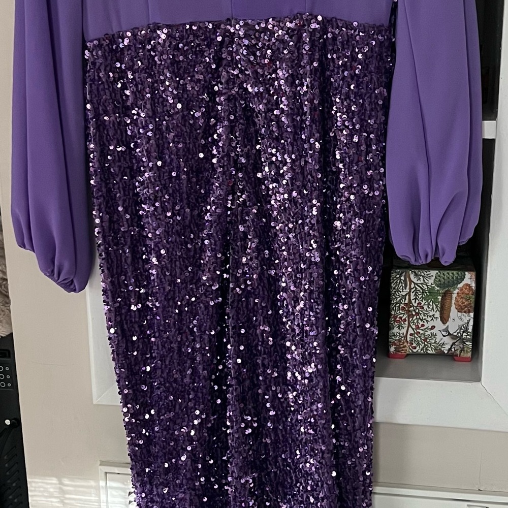 Beautiful deep purple gown